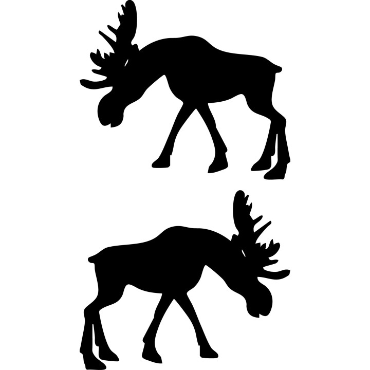 Moose Vinyl Decal Sticker V16 - DecalsHouse