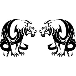 Tiger Vinyl Decal Sticker V47 - DecalsHouse