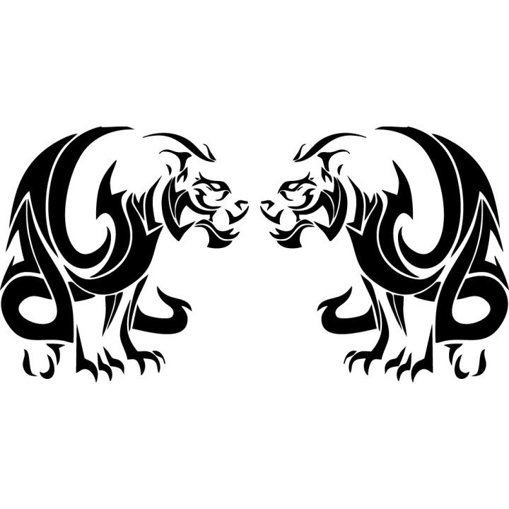 Tiger Vinyl Decal Sticker V47 - DecalsHouse