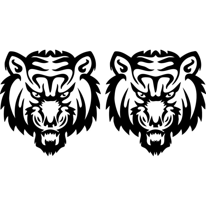 Tiger Vinyl Decal Sticker V32 - DecalsHouse