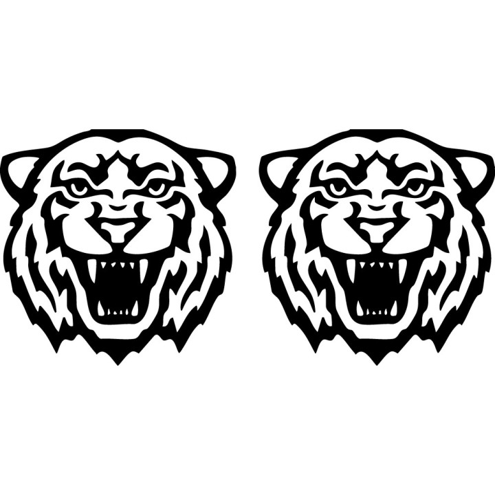 Tiger Vinyl Decal Sticker V31 - DecalsHouse