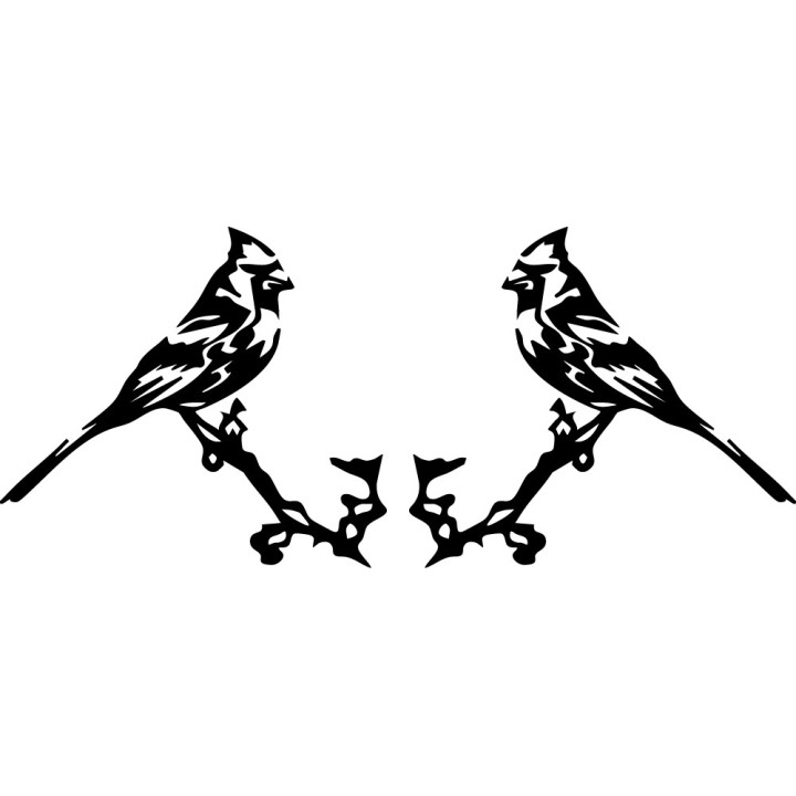 Sparrow Bird Vinyl Decal Sticker V7 - DecalsHouse