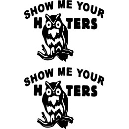Show Hooters Bird Vinyl Decal Sticker - DecalsHouse