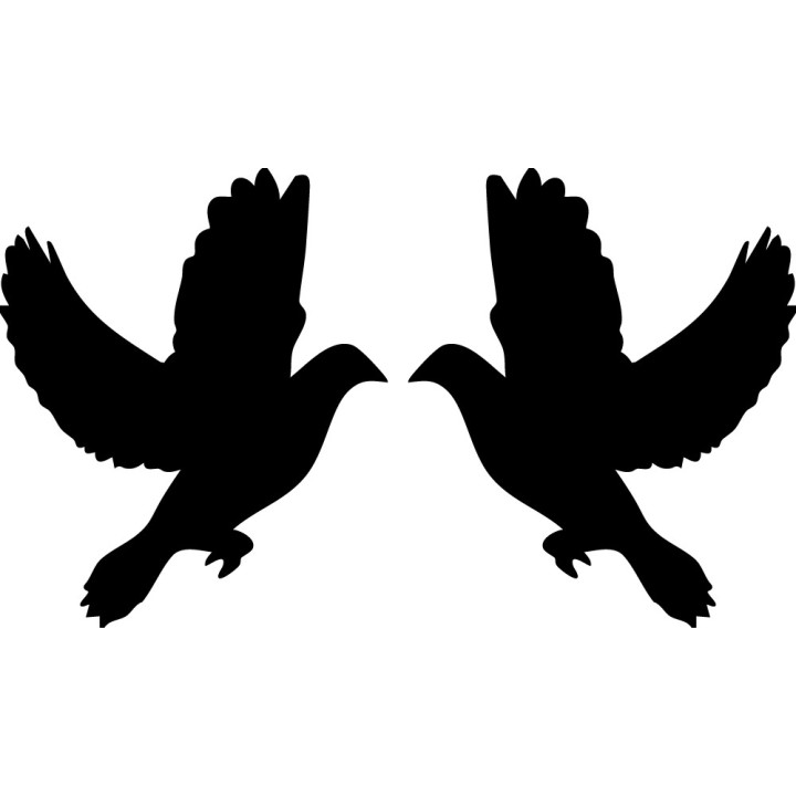 Pigeon Vinyl Decal Sticker V13 - DecalsHouse