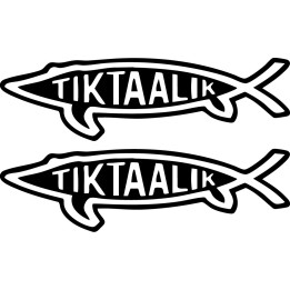 Tiktaalik Fishing Vinyl Decal Sticker - DecalsHouse