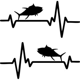 Tuna Vinyl Decal Sticker V11 - DecalsHouse