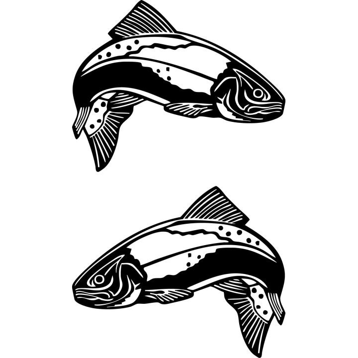 Speckled Sea Trout Vinyl Decal Sticker - DecalsHouse