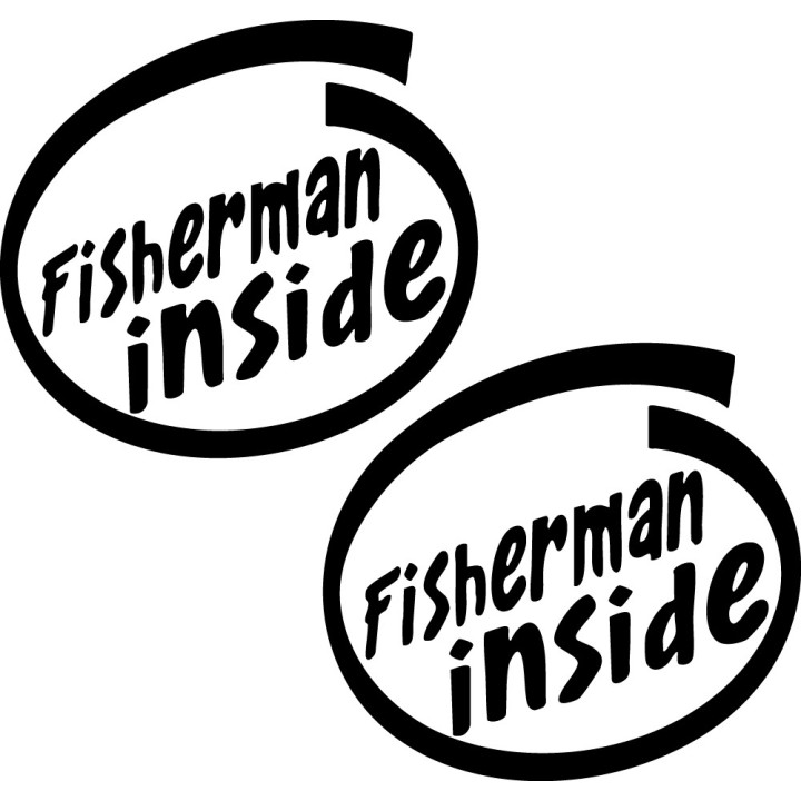 Fisherman Fishing Vinyl Decal Sticker - DecalsHouse
