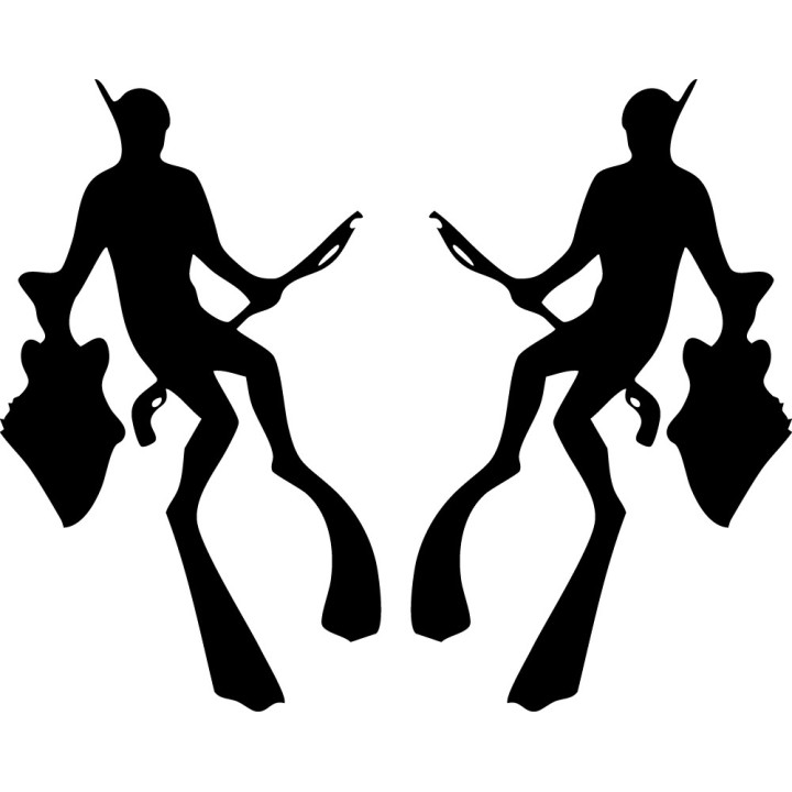 Deep Sea Fishing Vinyl Decal Sticker - DecalsHouse