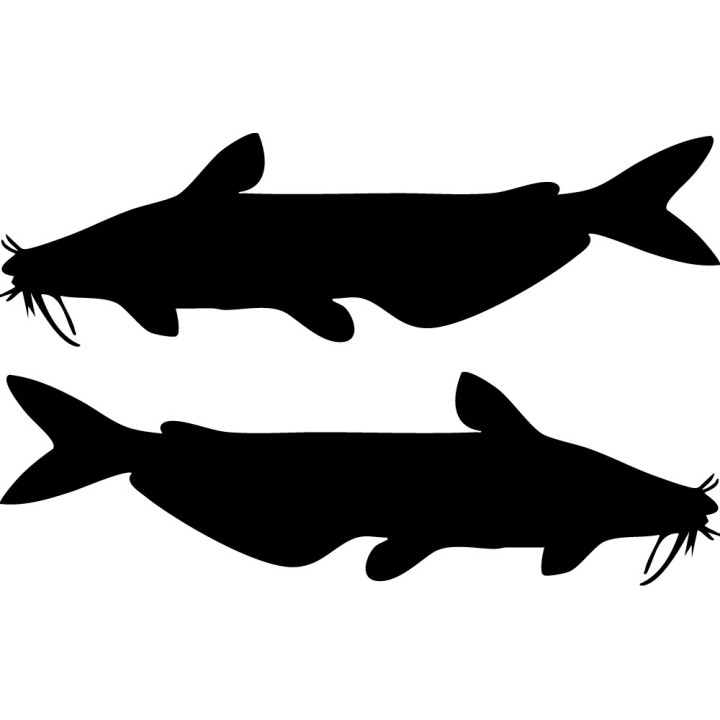Catfish Vinyl Decal Sticker V8 - DecalsHouse