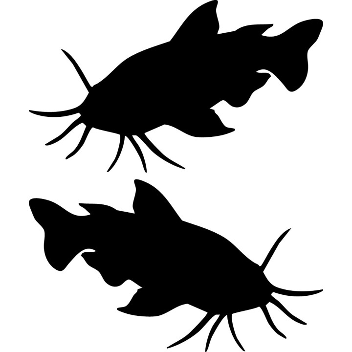 Catfish Vinyl Decal Sticker V6 - DecalsHouse