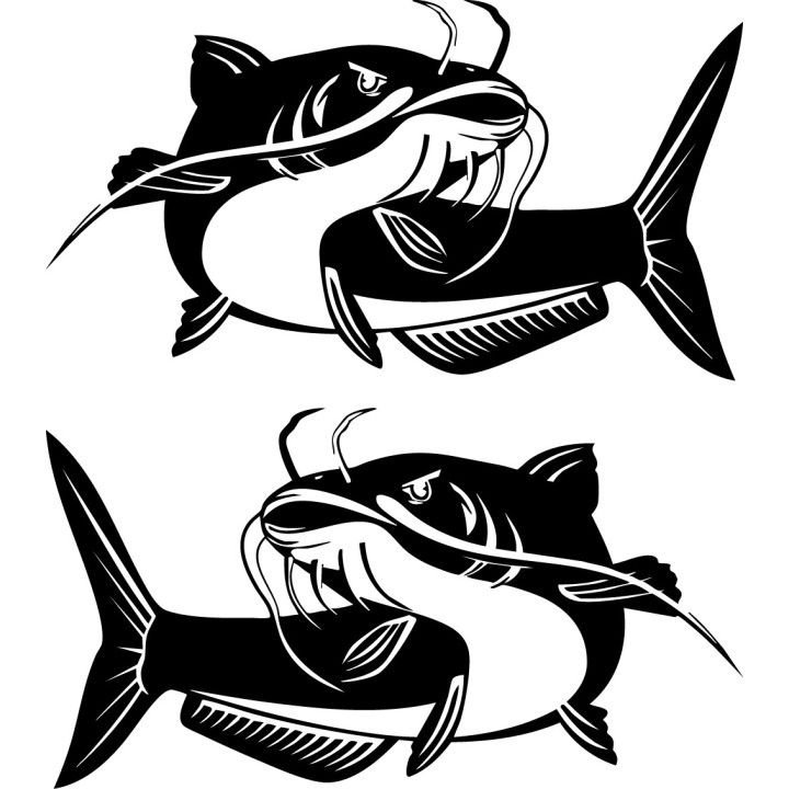 Catfish Vinyl Decal Sticker V5 - DecalsHouse