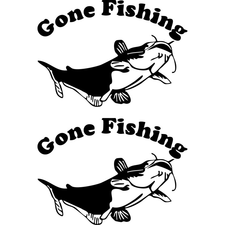 Catfish Vinyl Decal Sticker V19 - DecalsHouse