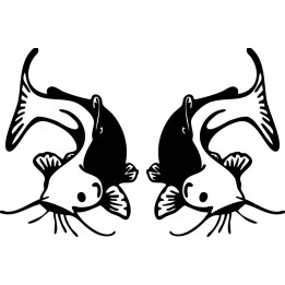 Catfish Vinyl Decal Sticker V14 - DecalsHouse