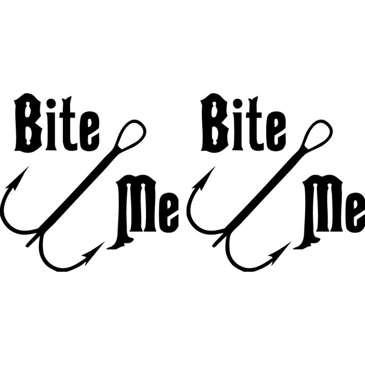 Bit Me Vinyl Decal Sticker - DecalsHouse