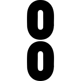 Buy Set Of 2 Number 0 Raid S Decal Sticker Online