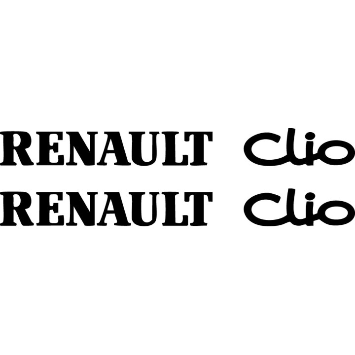 Buy Renault Clio Vinyl Decal Sticker Online