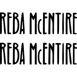 Reba McEntire Stickers – Country Music Decals (2-Pack)