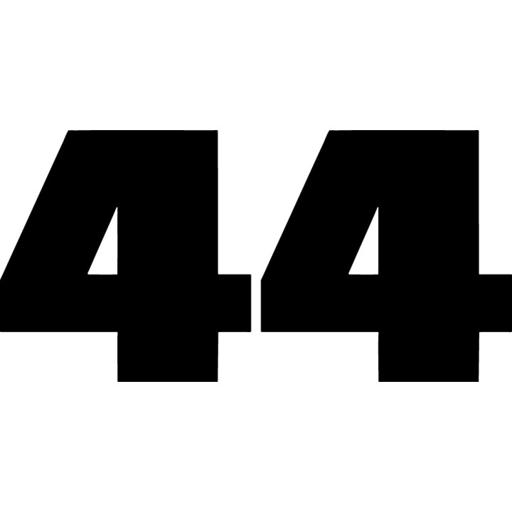 Buy Race Number 4 Decal Sticker Online