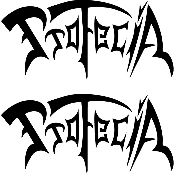Profecia Metal Band Stickers – Logo Decals (2-Pack)