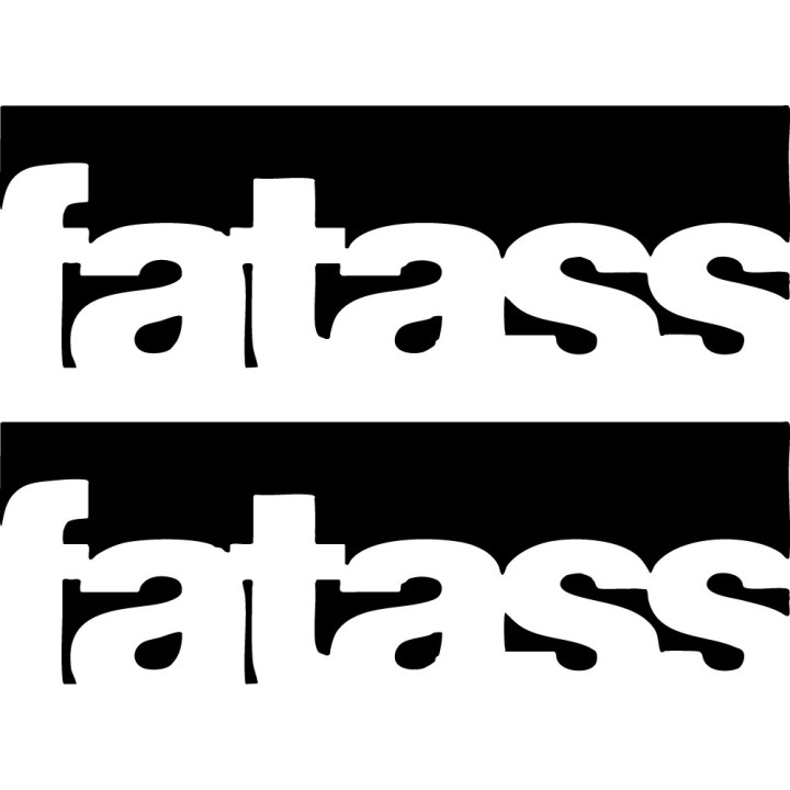 Buy Fatass Jdm Decal Sticker Online