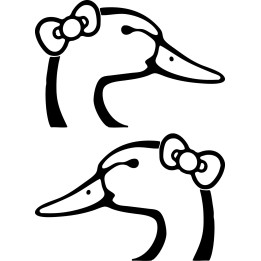 Buy Ducks Unlimited Girlie Decal Sticker Online