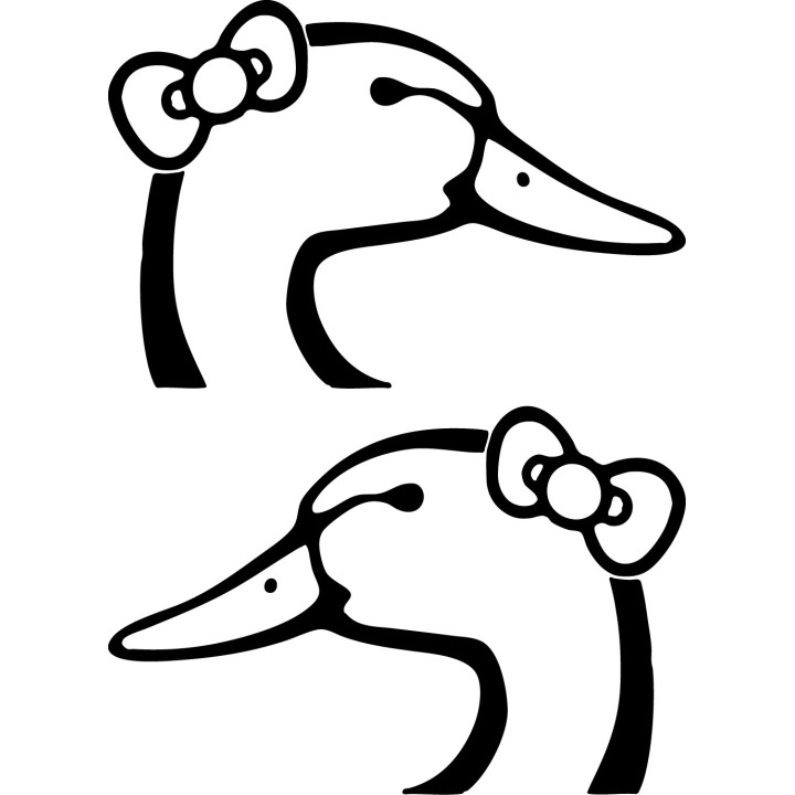 Buy Ducks Unlimited Girlie Decal Sticker Online