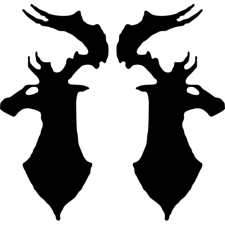 D&D Emerald Enclave Stickers – Faction Symbol Decals (2-Pack)