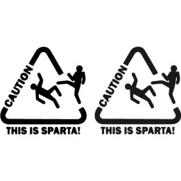 This Is Sparta Stickers – 300 Movie Funny Decals (2-Pack)