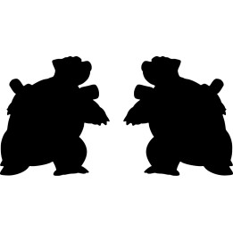 Blastoise Pokémon Stickers – Squirtle Evolution (2-Pack)