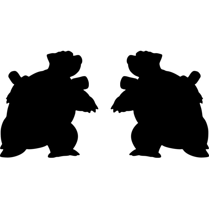 Blastoise Pokémon Stickers – Squirtle Evolution (2-Pack)