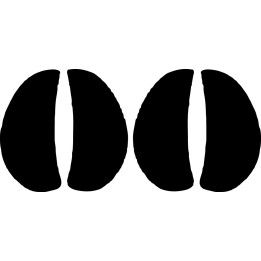 Pig Trotter Print Stickers – Hoof Footprint Decals (2-Pack)