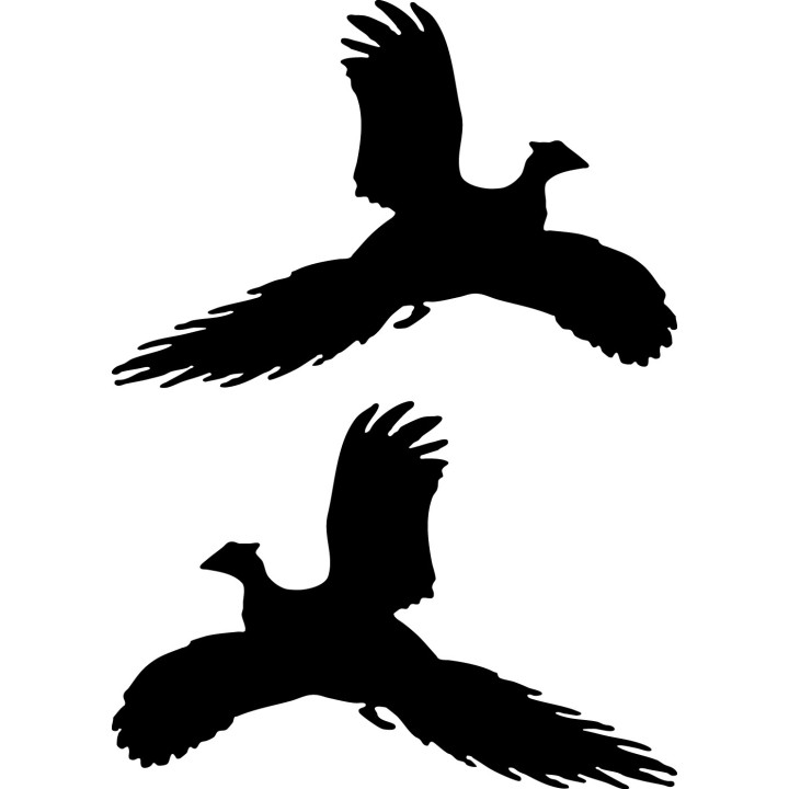 Buy Pheasant Silhouette Decal Sticker Online