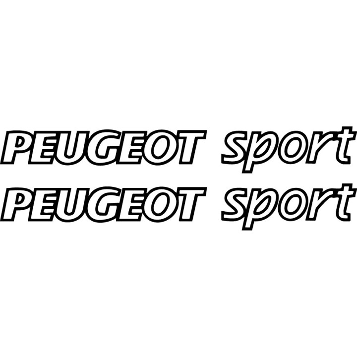 Buy Peugeot Sport Ligne Contour Vinyl Decal Sticker Online
