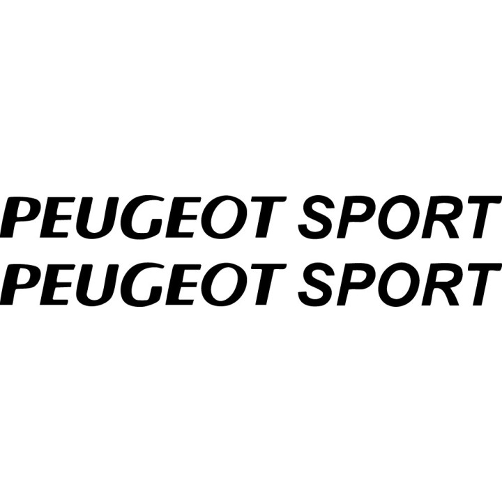 Buy Peugeot Sport Ecriture Vinyl Decal Sticker Online