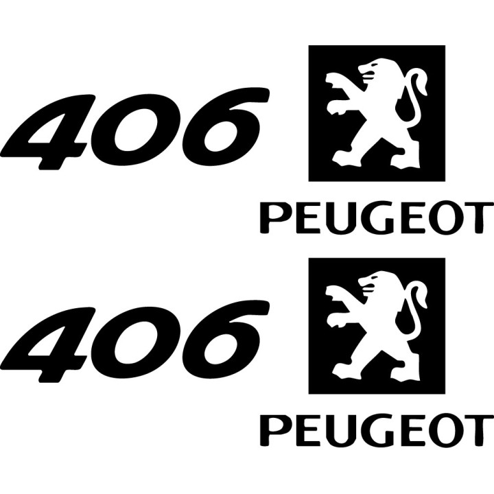 Buy Peugeot 406 Logo Vinyl Decal Sticker Online