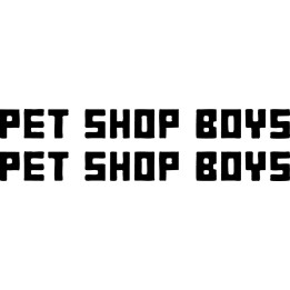Pet Shop Boys Stickers – West End Girls Decals (2-Pack)