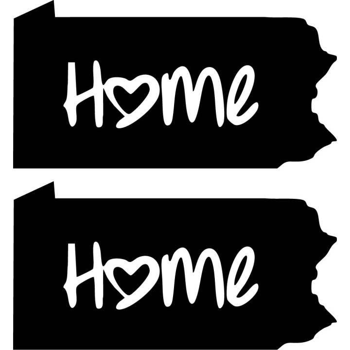 Buy Pennsylvania Home Ver Vinyl Decal Sticker Online