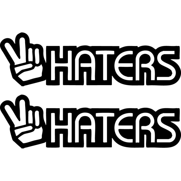 Buy Peace Haters Jdm Japanese Vinyl Decal Sticker Online
