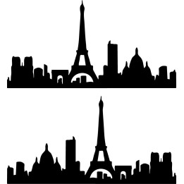 Buy Paris City Skyline Vinyl Decal Sticker Online