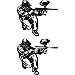Buy Paintball Archery Vinyl Decal Sticker Online