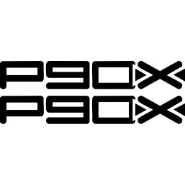 P90X Stickers – Home Workout Fitness Decals (2-Pack)