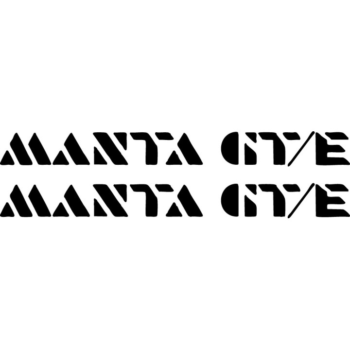 Buy Opel Manta Gte Decal Sticker Online