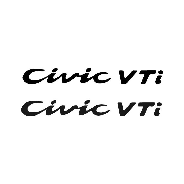 Buy Civic Vti Decal Sticker Online