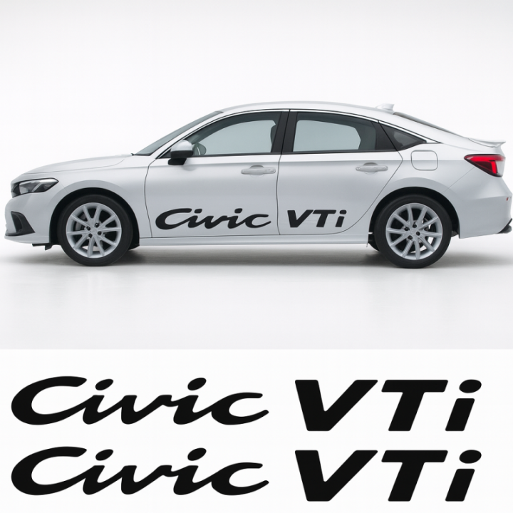 Buy Civic Vti Decal Sticker Online
