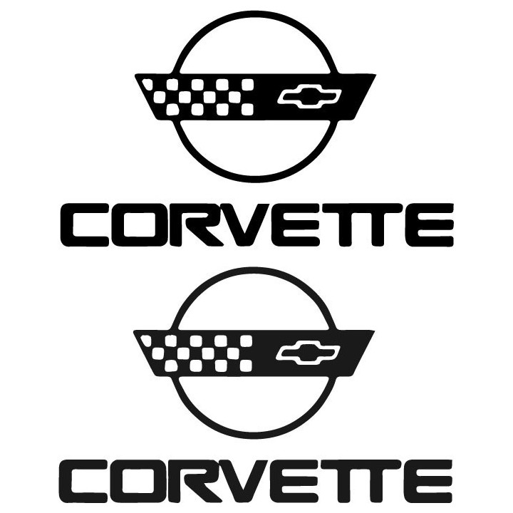 Buy Corvette 3 Decal Sticker Online