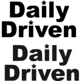 Buy Daily Driven 1 Decal Sticker Online