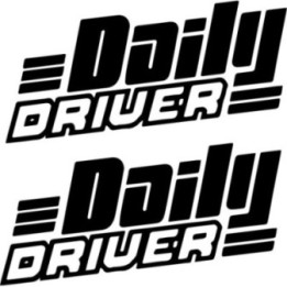 Buy Daily Driver Decal Sticker Online