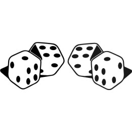 Buy Dice 2 Decal Sticker Online