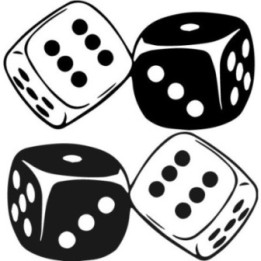Dice Stickers – Board Game RPG D&D Gaming Decals (2-Pack)
